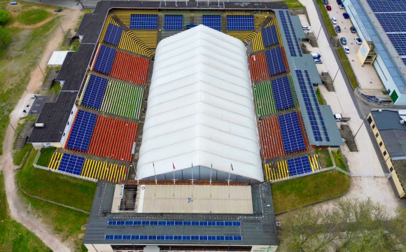 Napelemes rendszer a Kisstadionba Napelemes rendszer a Kisstadionba