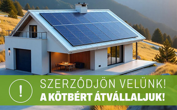 Kivitelező váltás a Napenergia Plusz Programra Kivitelező váltás a Napenergia Plusz Programra